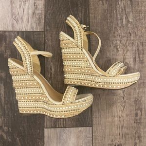 Schmitz wedge platform sandals